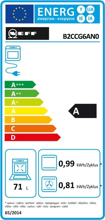 Energie-Label Neff BCB2662