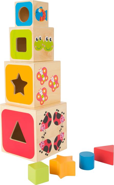 Actual product image small foot Stacking cube ABC