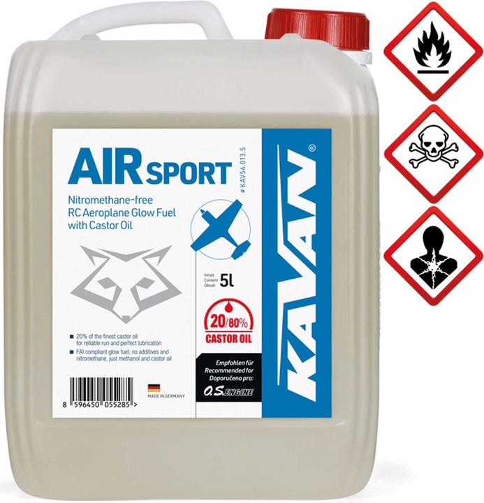 Produktbild Kavan Air Sport 20/80 5 Liter Kraftstoff, Sprit, Treibstoff für Glühzünder-Motoren