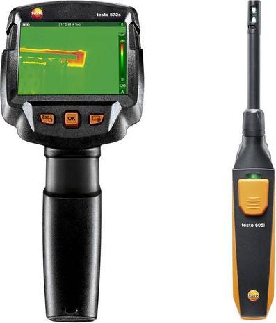 Actual product image Testo 872s Building diagnosis set Thermal imaging camera -30 to +650 °C 240 x 180 pixels 9 Hz