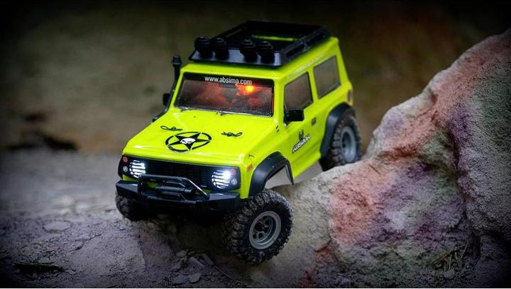 Actual product image Absima 1:24 Micro Crawler Jimny Yellow RTR (RTR Ready-to-Run)
