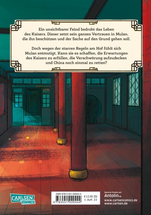 Actual product image Disney Adventure Journals: Mulan und der geheimnisvolle Palast (German, Rhona Cleary, Gaia Cardinali, Ilaria Urbinati, Walt Disney, 2023)