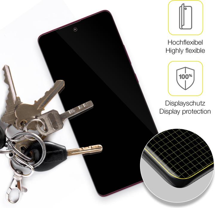 Produktbild Dipos 3D Full Cover Schutzfolie (1 Stück, Motorola Edge 30 Fusion)