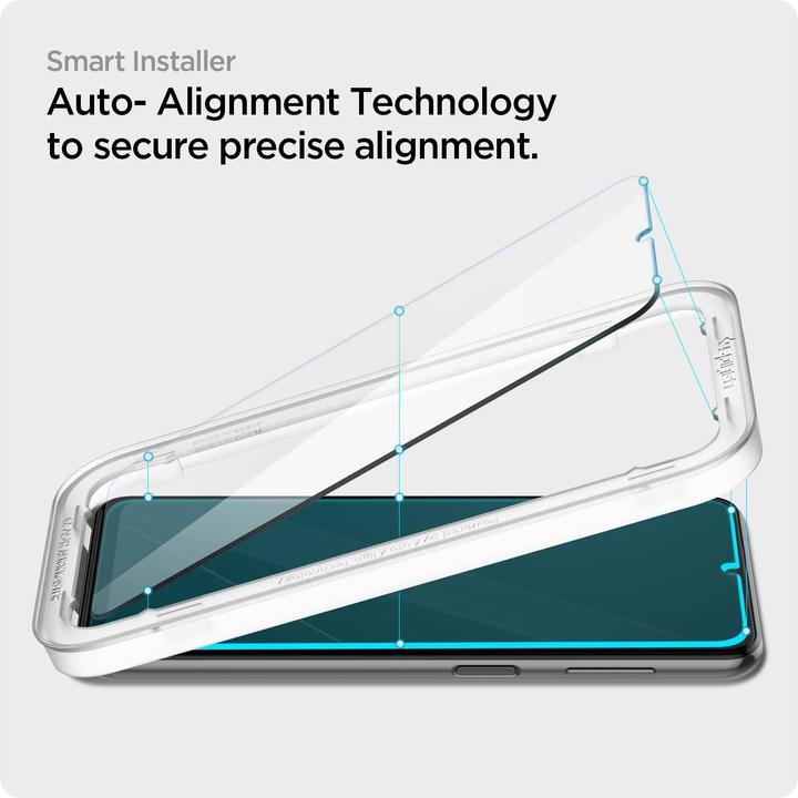 Actual product image Spigen TEMPERED GLASS ALM GLAS.TR 2 PACK GALAXY A13 4G (2 Piece, Samsung Galaxy A13)