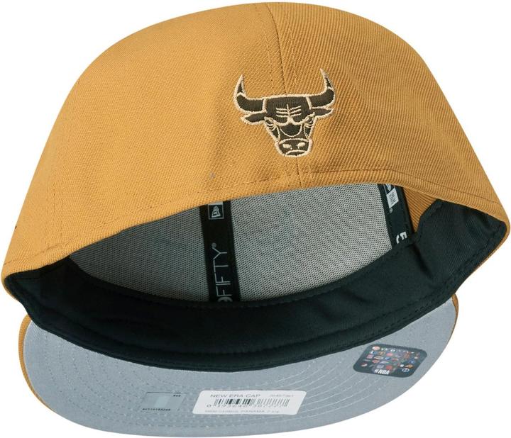 Actual product image New Era 59Fifty Cap - NBA Chicago Bulls tan brown - 7 1/4 (7 1/4)