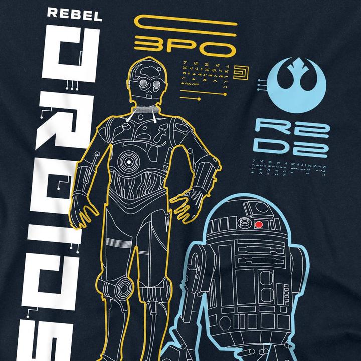 Produktbild Star Wars Rebel Droids TShirt (XXL)