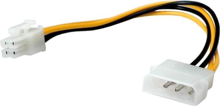 Actual product image Roline Internal power cable, 4-pin HDD / ATX12V-P4 4-pin power 0.15 m
