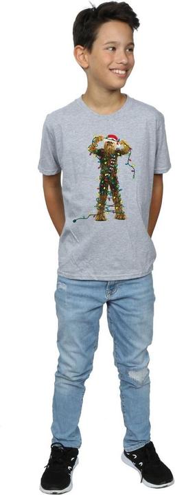 Produktbild Star Wars Chewbacca Christmas Lights TShirt Jungen (140, 146)
