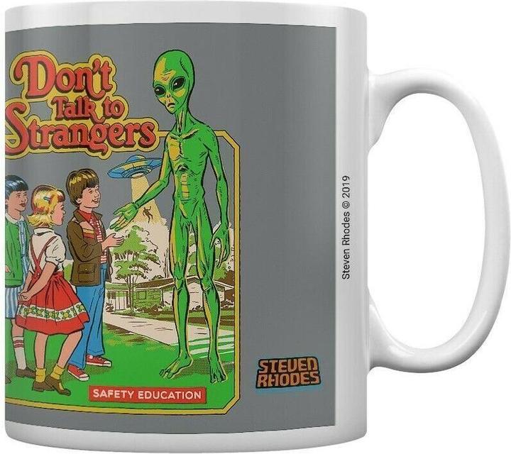 Steven Rhodes Kaffeebecher Don't Talk To Strangers (325 ml, 1 x)