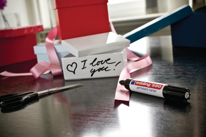 Produktbild Edding Permanent Marker 550 (Blau, 4 mm, 1 x)