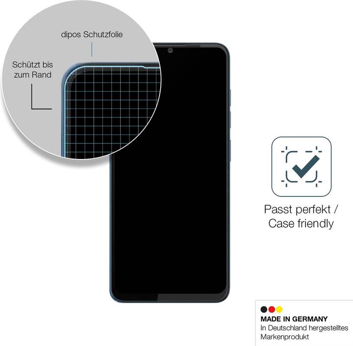 Produktbild Dipos Anti-Shock Displayschutz Matt 9H (1 Stück, HTC Wildfire)