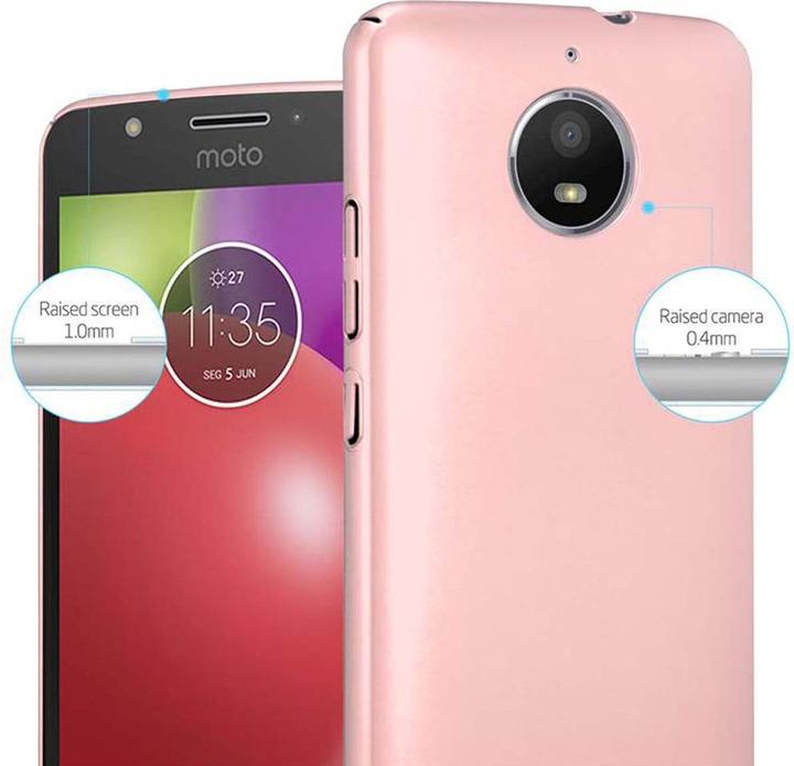 Productafbeelding Cadorabo Harde kaft Matte metalen omslag (Motorola Moto E4)