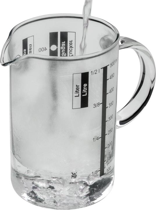 Productafbeelding WMF Maatbeker 0,5l met 4 maateenheden Gourmet hittebestendig glas (500 ml)