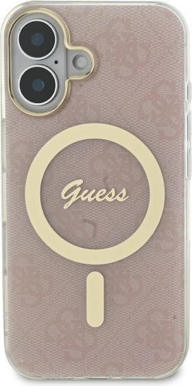 Produktbild Guess GUHMP16MH4STP iPhone 16 Plus 6.7" różowy/pink hardcase IML 4G MagSafe (Apple iPhone 16 Plus)