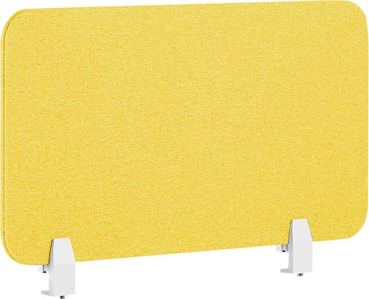 Produktbild Beliani Schreibtischtrennwand senfgelb 72 x 40 cm WALLY