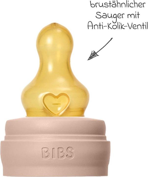 Image du produit Bibs Anti Colic bouteille Latex 150 ml Slow Flow Blush (150 ml)