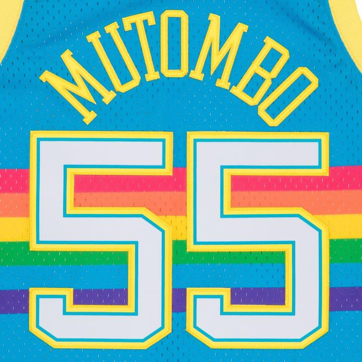 Immagine prodotto Mitchell & Ness Maglia Swingman Denver Nuggets TROPICAL Dikembe Mutombo - M (M)