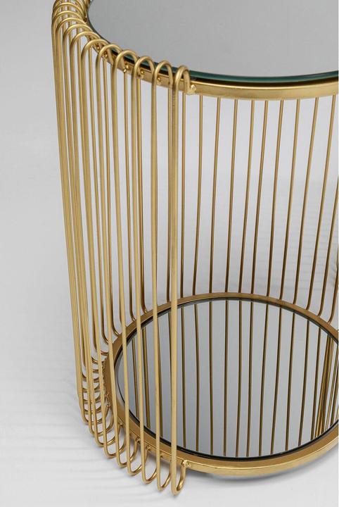 Immagine prodotto Kare Design Beistelltisch Wire Double Brass (2/Set)