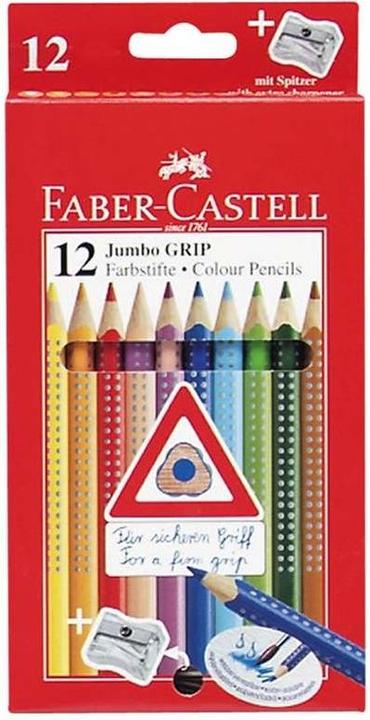 Produktbild Faber-Castell Jumbo Grip (Mehrfarbig, 12 x)