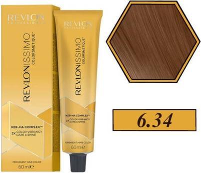 Actual product image Revlon Professional Colorsmetique 6.34 Dark Blonde Gold Copper (Dark blonde gold-copper)