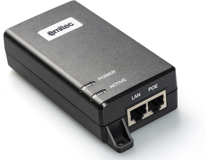 Produktbild Ernitec 1 CH 60W GIGABIT POE injector (802.3at (PoE+), 802.3af (PoE), 802.3bt (PoE++), 60 W)
