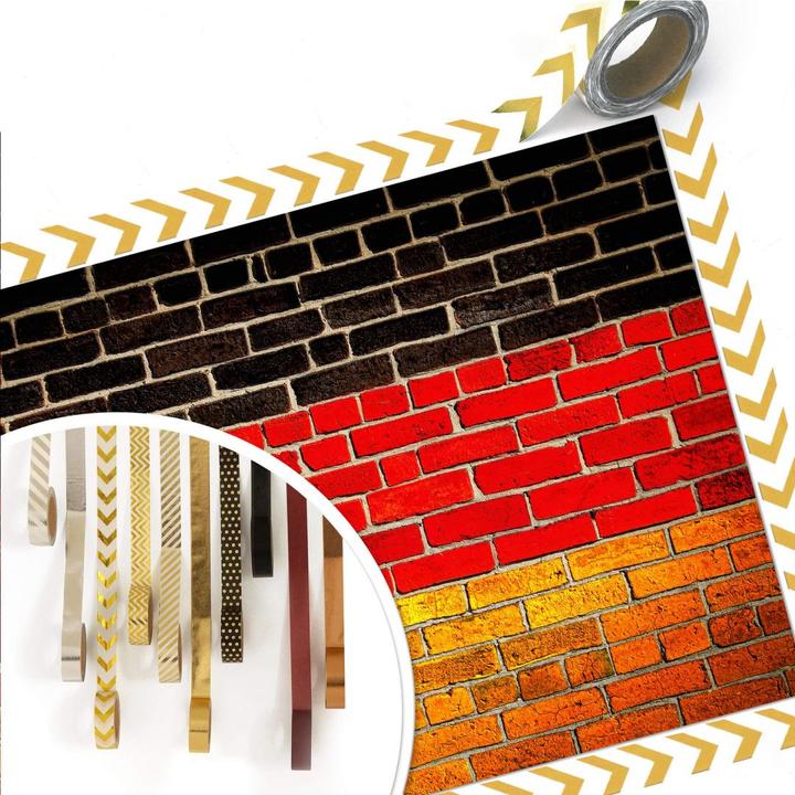 Actual product image Trenddeko German flag wall (45 x 30 cm)
