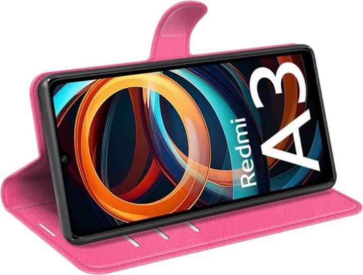 Produktbild Cover-Discount Xiaomi Redmi A3 - Leder Etui Hülle (Xiaomi Redmi A3)