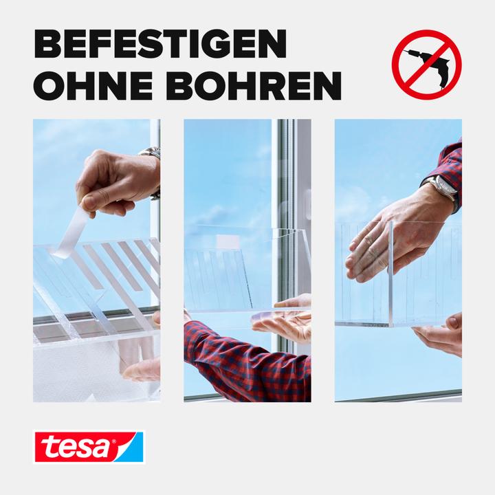 Produktbild tesa Powerbond TRANSPARENT doppelseitiges Montageband (19 mm)