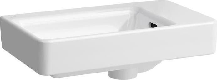 Actual product image Laufen Hand-rinse basin Pro S compact 48 x 28 cm white H8159540001041 (280 mm, 480 mm)