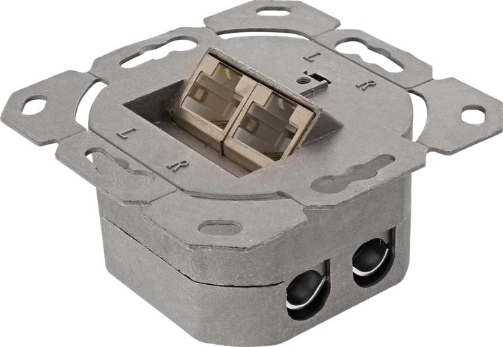 Produktbild InLine Cat. 6 Aufputz Anschlussdose 2x RJ45 Buchse waagerecht