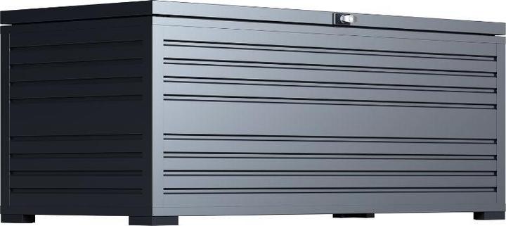 Immagine prodotto Ventaris Cassetta da giardino con serratura | 181 x 79 x 74 cm | 1015 litri | antracite