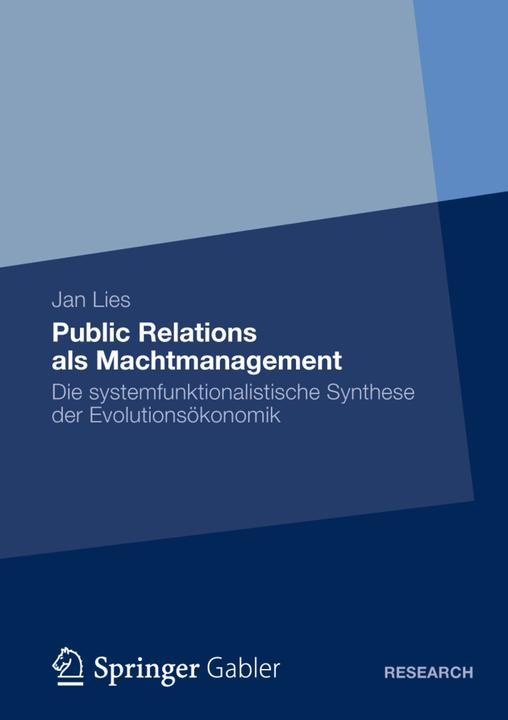Image du produit Public Relations als Machtmanagement (Allemand, Jan Lies, 2012)