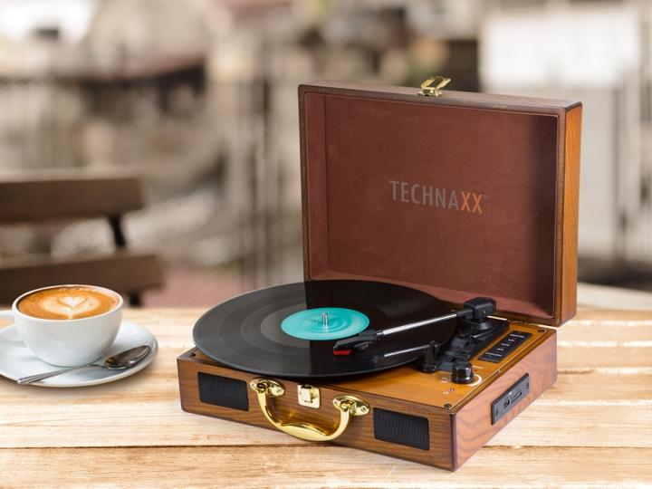 Produktbild Technaxx Nostalgie Plattendigitalisierer TX-101 (Einstiegsklasse, Halbautomatisch)
