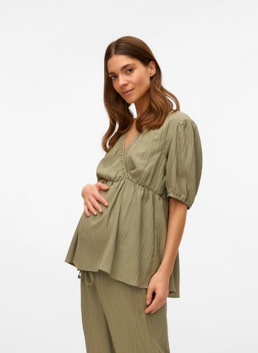 Actual product image Mamalicious Normal geschnitten Rundhals Top Bluse (S)