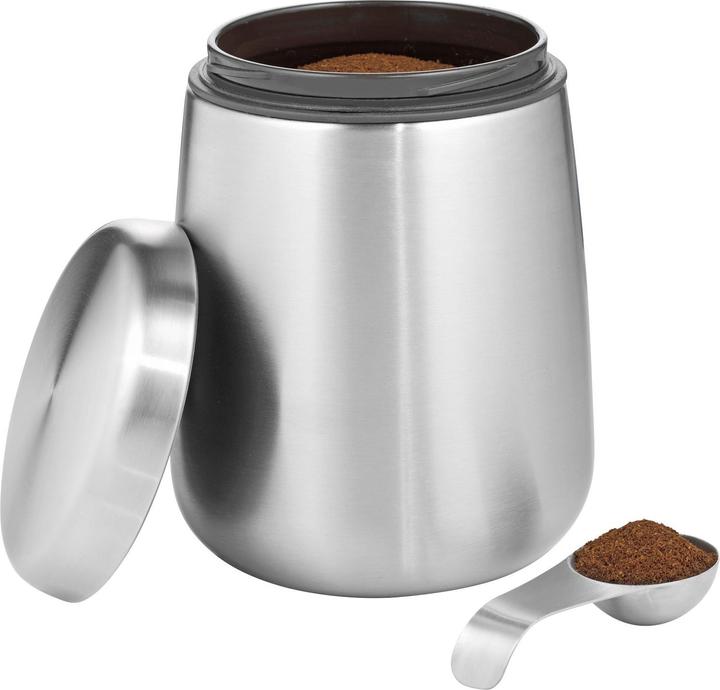Produktbild Esmeyer Vorratsdose "Avignon", Inhalt 1,5 Liter aus gebürstetem Edelstahl, Schraubverschluss aus (1.50 l)
