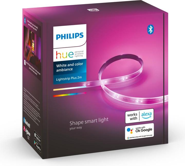 Immagine prodotto Philips Hue Lightstrip Plus (RGBW, 200 cm, Interno)