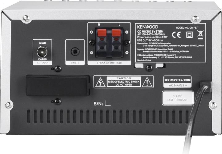 Produktbild Kenwood M-7000S (CD Player, WLAN, Bluetooth, 2x 30 W)