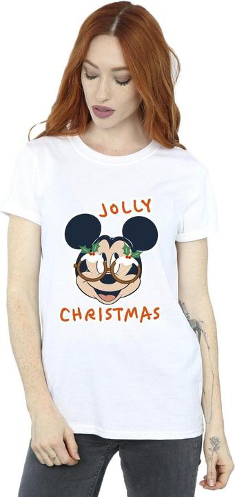 Image du produit Disney - T-shirt MICKEY MOUSE JOLLY CHRISTMAS GLASSES - Femme (XL)