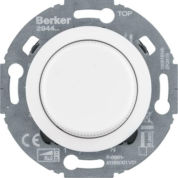 Produktbild Berker Uni-Drehd.Z.-st.(LED) 294410 1930/Glas pw.