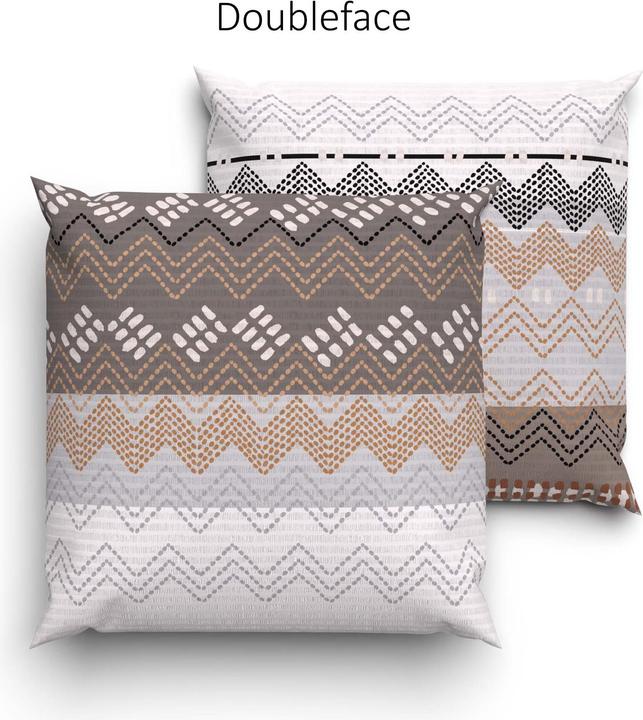 Produktbild Lotus Bettwaren Bettwäsche Seersucker Egona beige (Kopfkissenbezug, 65 x 65 cm)
