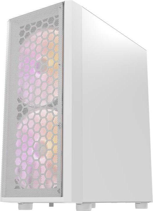 Actual product image Darkflash Tech Computer case Darkflash DK360 (white) + 4 fans (ATX, ITX)