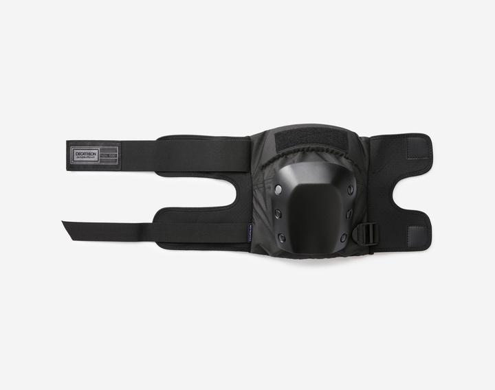 Produktbild Decathlon Adult 3-Piece Skateboarding Protector Set Pad500 Black (L, Knieschoner, Handgelenkschoner, Ellbogenschoner, Einzelstück)
