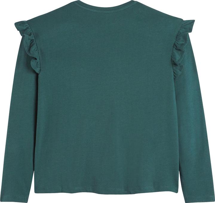 Actual product image La Redoute Collections Langarmshirt mit Volants (94)