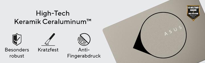 Actual product image ASUS Zenbook Air 14 (TBD) (14", Snapdragon X Elite X1E-78-100, 32 GB, 1000 GB, DE)