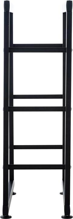Actual product image CLP Firewood Rack Keri V2 25x60x100, black (25 x 60 x 100 cm)