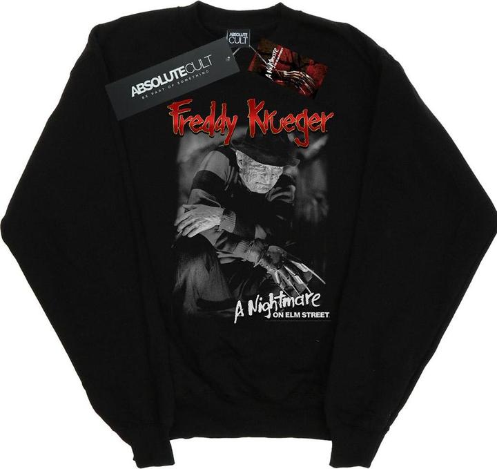 Immagine prodotto Absolute Cult Freddy Black And White Photo Felpa Donna (XXL)