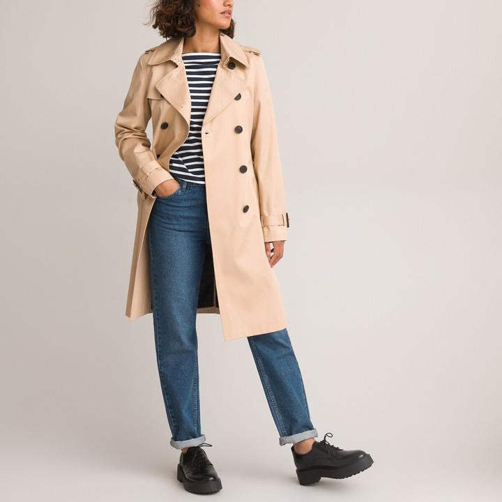 Produktbild La Redoute Collections Langarmshirt mit U-Boot-Ausschnitt und Streifenmuster (XS)