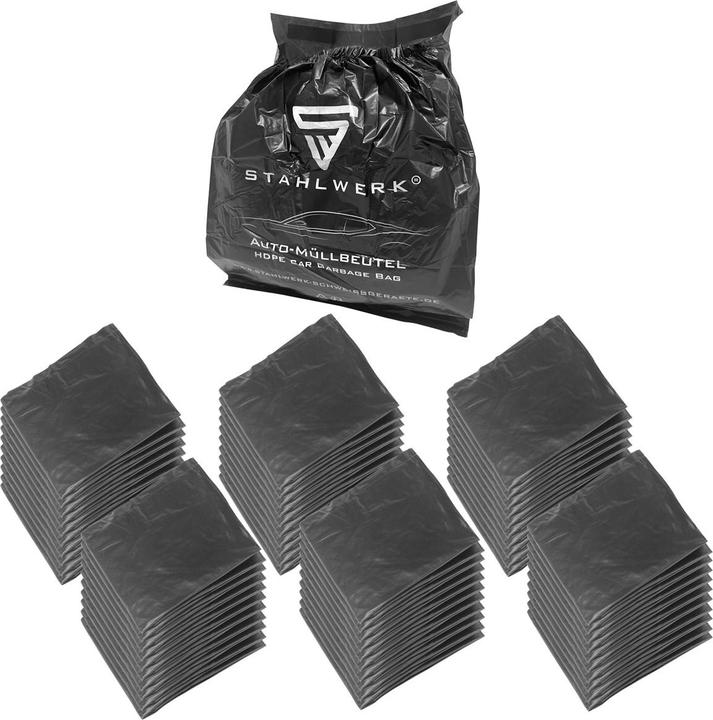 Actual product image Stahlwerk Car bin liners 60 pieces 4.5 litre 23 x 30 cm extra strong bin liners (60 x, 4.50 l)