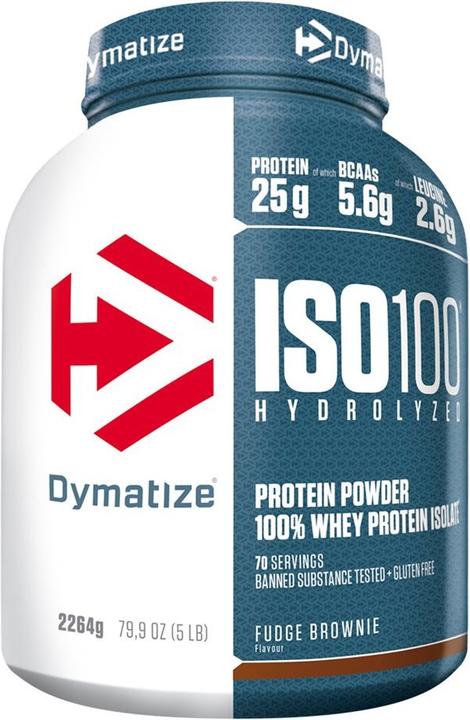 Image du produit Dymatize Iso 100 (Fudge Brownie, 1 pcs, 2264 g)