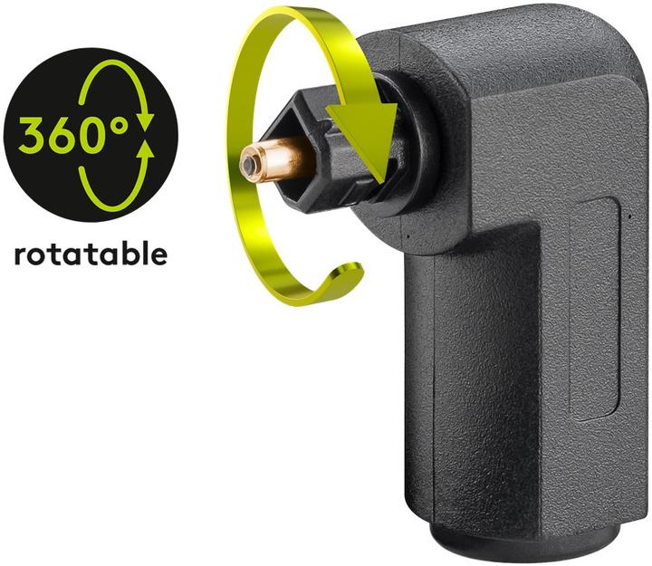 Actual product image Goobay Toslink (Angle adapter)
